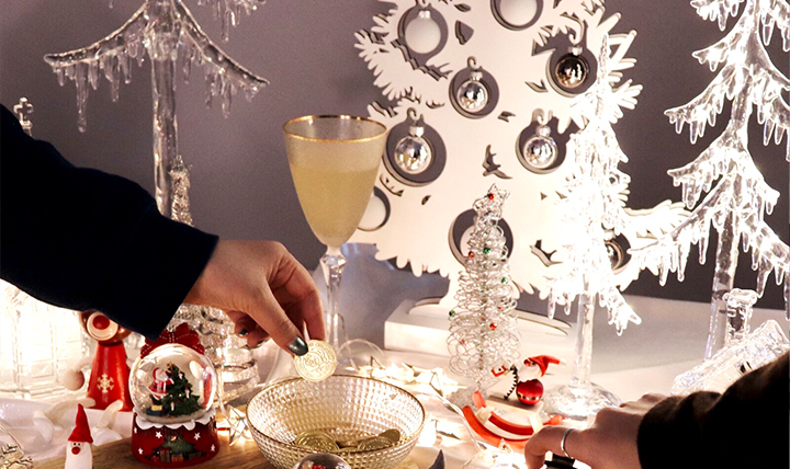 デコレーションで高まるクリスマス気分