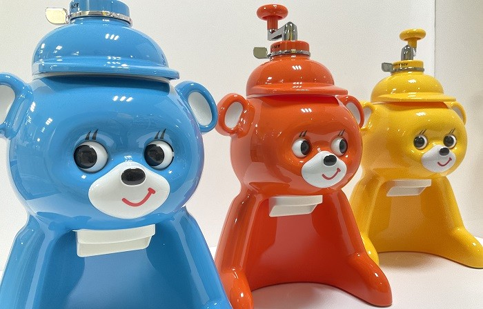 お目目きょろきょろかわいいレトロ氷削り器