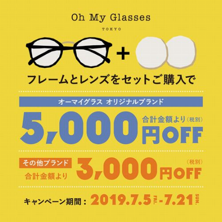 フレーム&レンズのセット購入がお買い得!