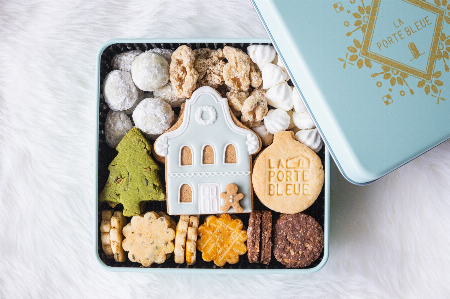 「LA PORTE BLEUE」クッキー缶