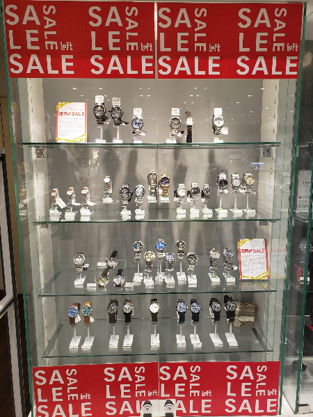 3階 オンタイム 腕時計50%OFFセール
